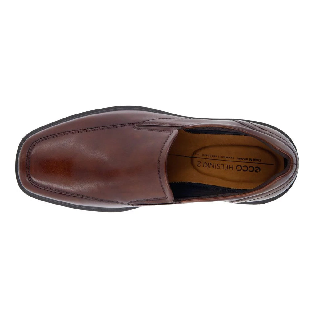 Cognac Leather Slip-on Shoes G13133
