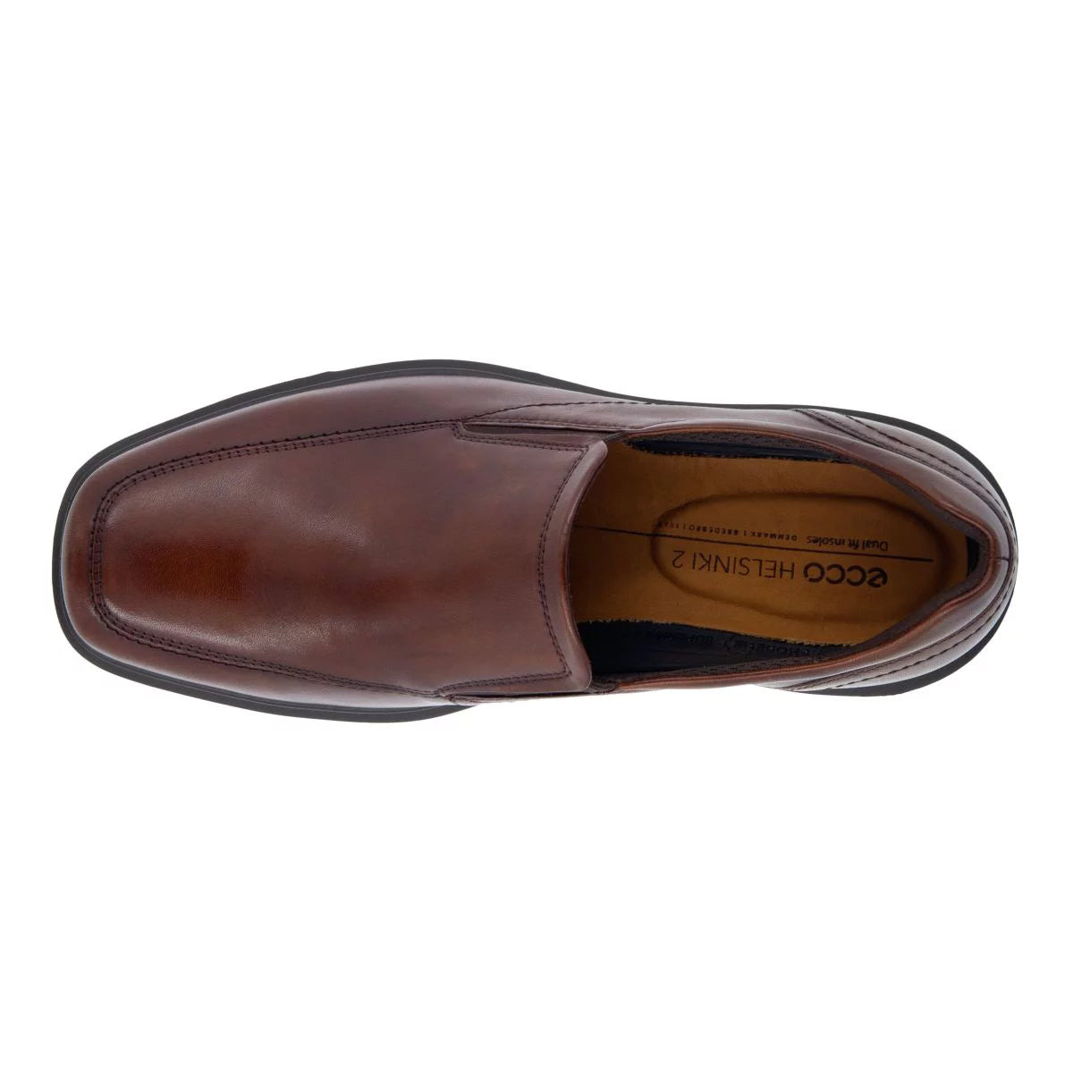 Cognac Leather Slip-on Shoes G13133