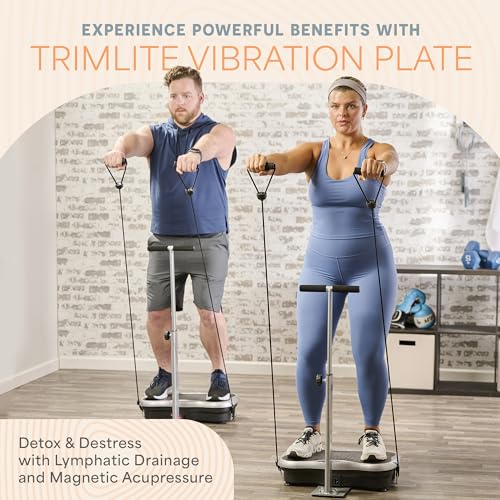 Vibration Plate Exercise Machine with Handlebars R8469