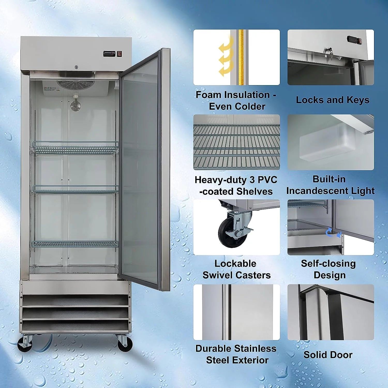 23 Cu ft Frost Free Upright Freezer S4797