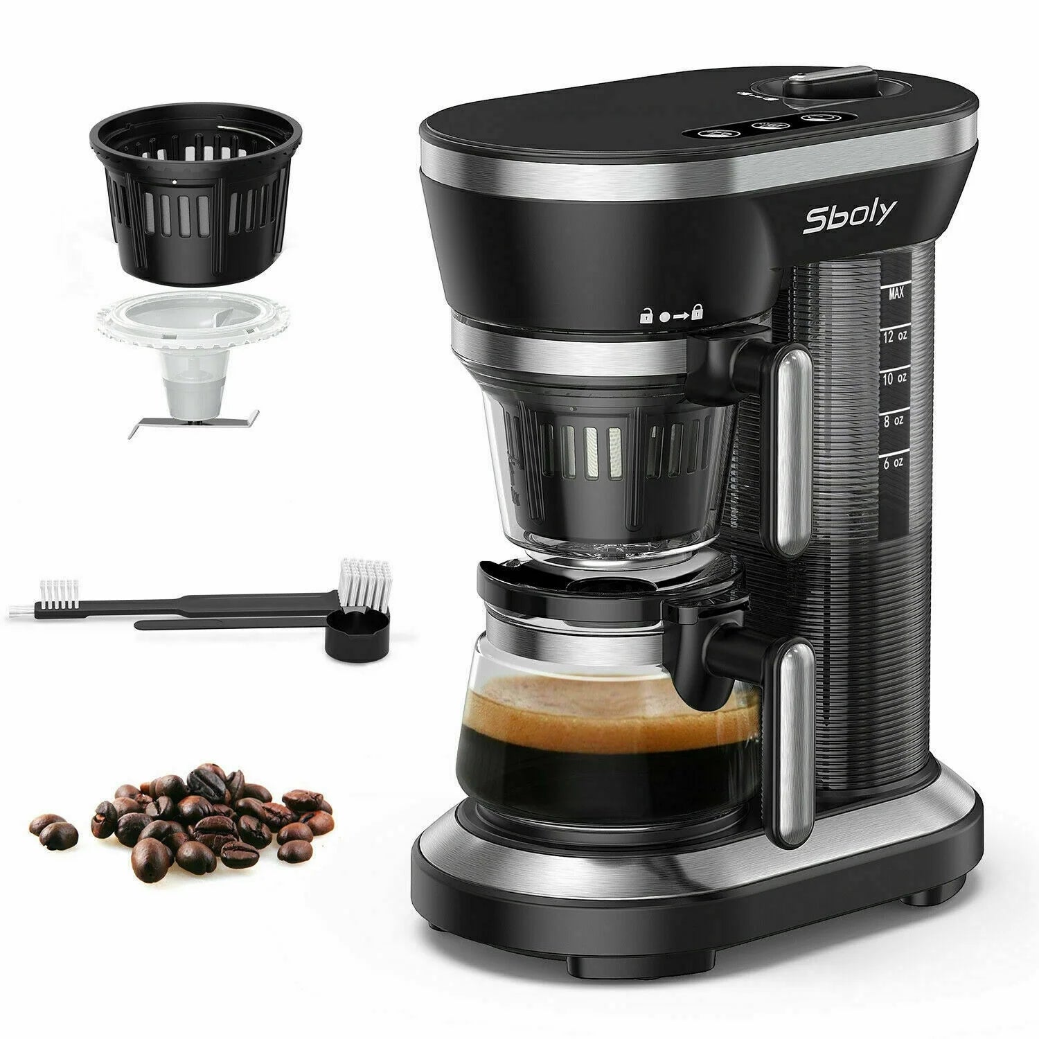 Automatic Coffee Maker & Grinder Single Cup A2997