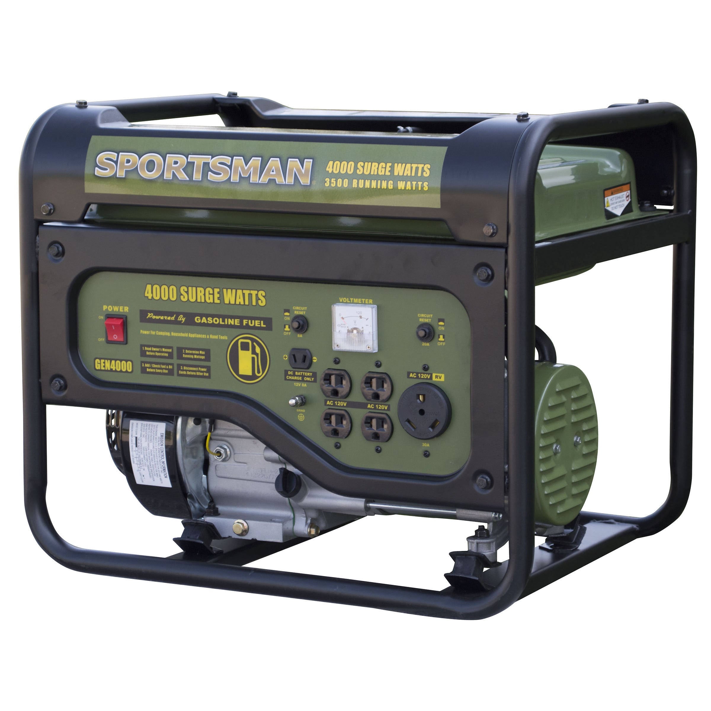 Gasoline 4000 Watt Portable Generator A994549