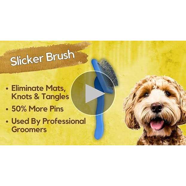 Dog Slicker Brush for Grooming Pet Hair X73260