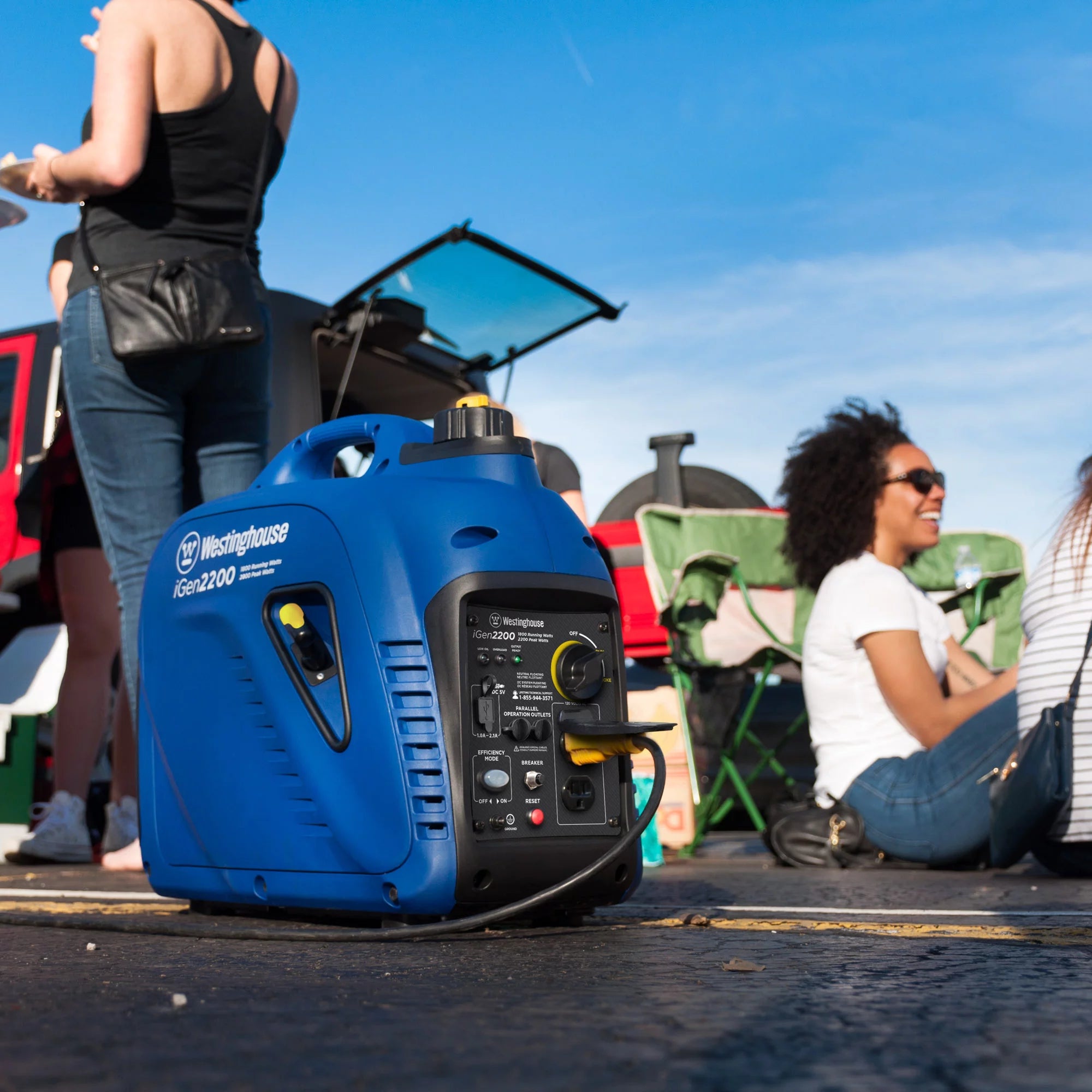 2200 Peak Watt Portable Gas Inverter Generator Y73655