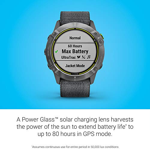Carbon Gray DLC Titanium GPS Watch with Solar Charging A3813