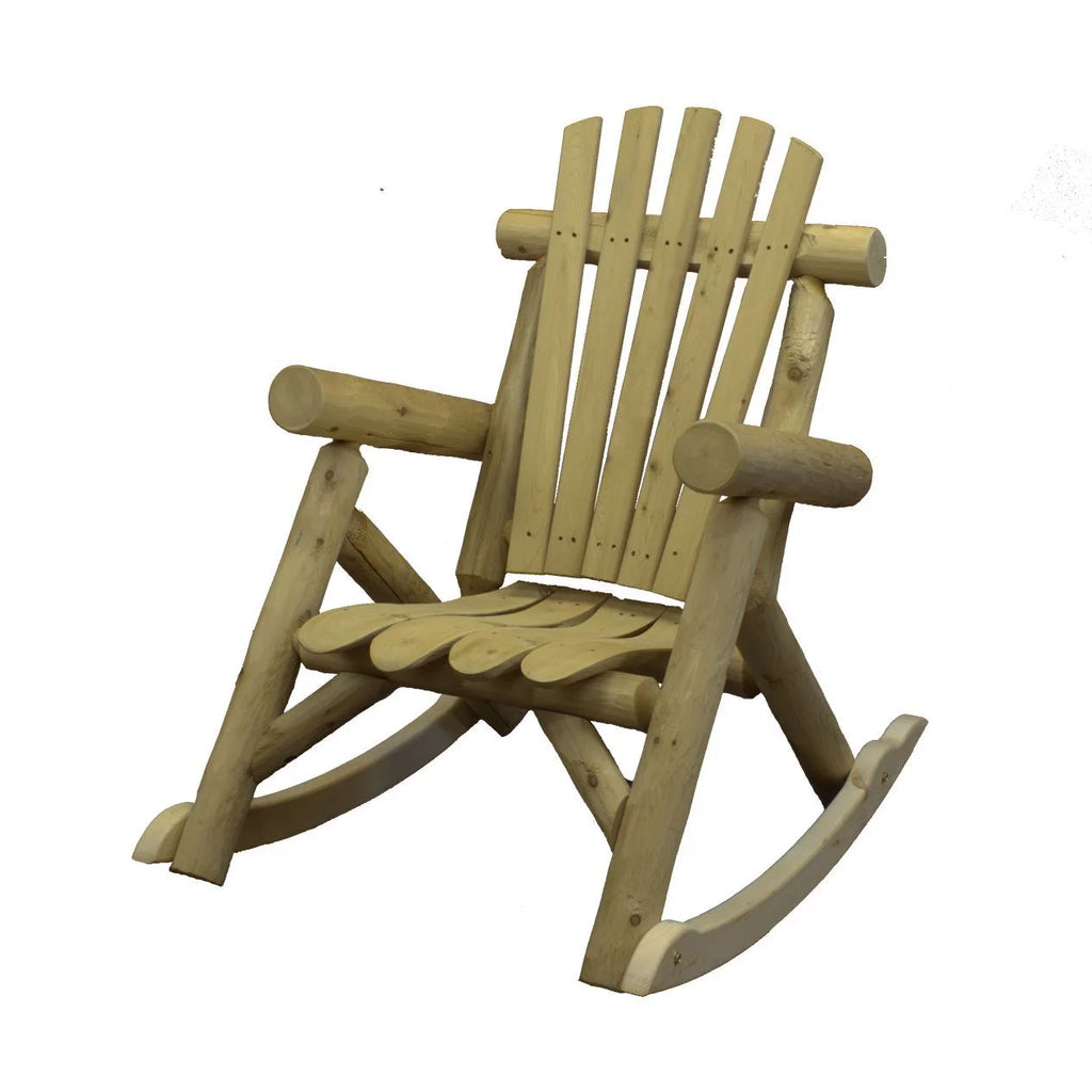 Cedar Log Rocking Chair M43151