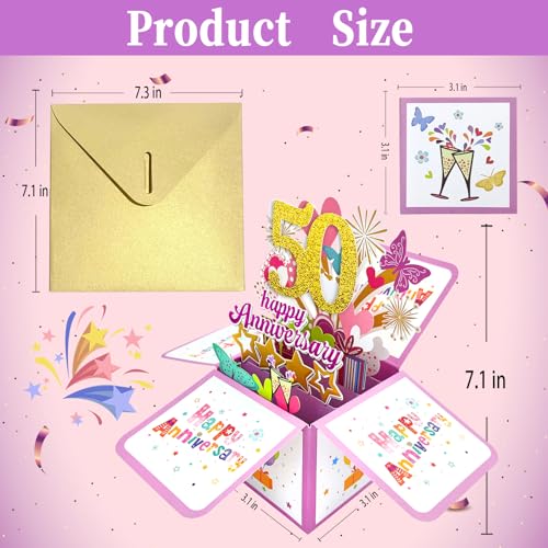 10th Anniversary Card K180