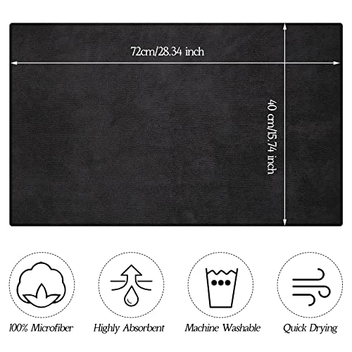 36 Packs Gray Microfiber Absorbent Salon Towels 16 x 28 Inches X158