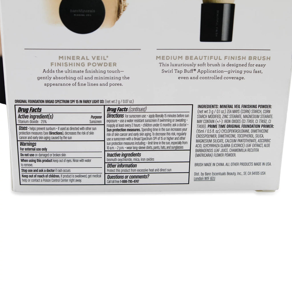 Fairly Light 4 Piece Mineral Foundation Set A6746