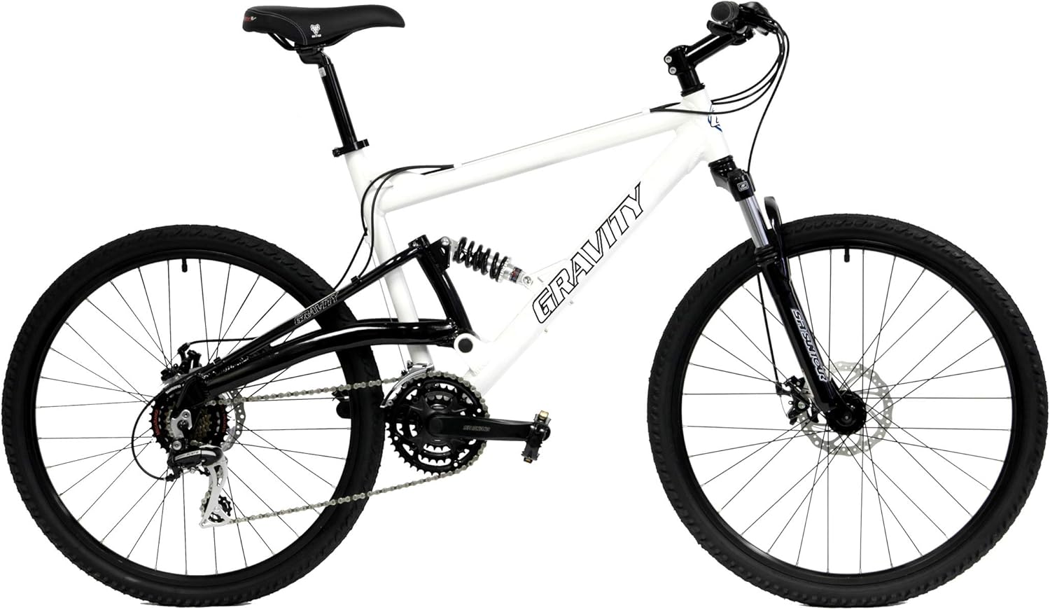 Dual Full Suspension Mountain Bike with Disc Brakes Aluminum Frame M3347