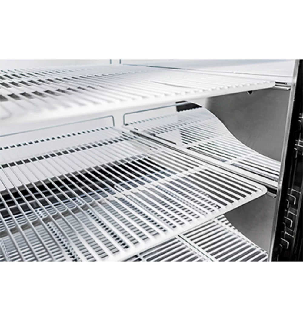 18 Cu Ft 48 ins Commercial Refrigerator Display Case with Curved Glass X4563