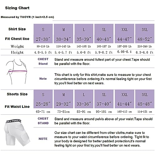 Men's Padded Compression Shirt and Pants Training Vest Sleeveless T-Shirt and Short Set Protective Gear E293000
