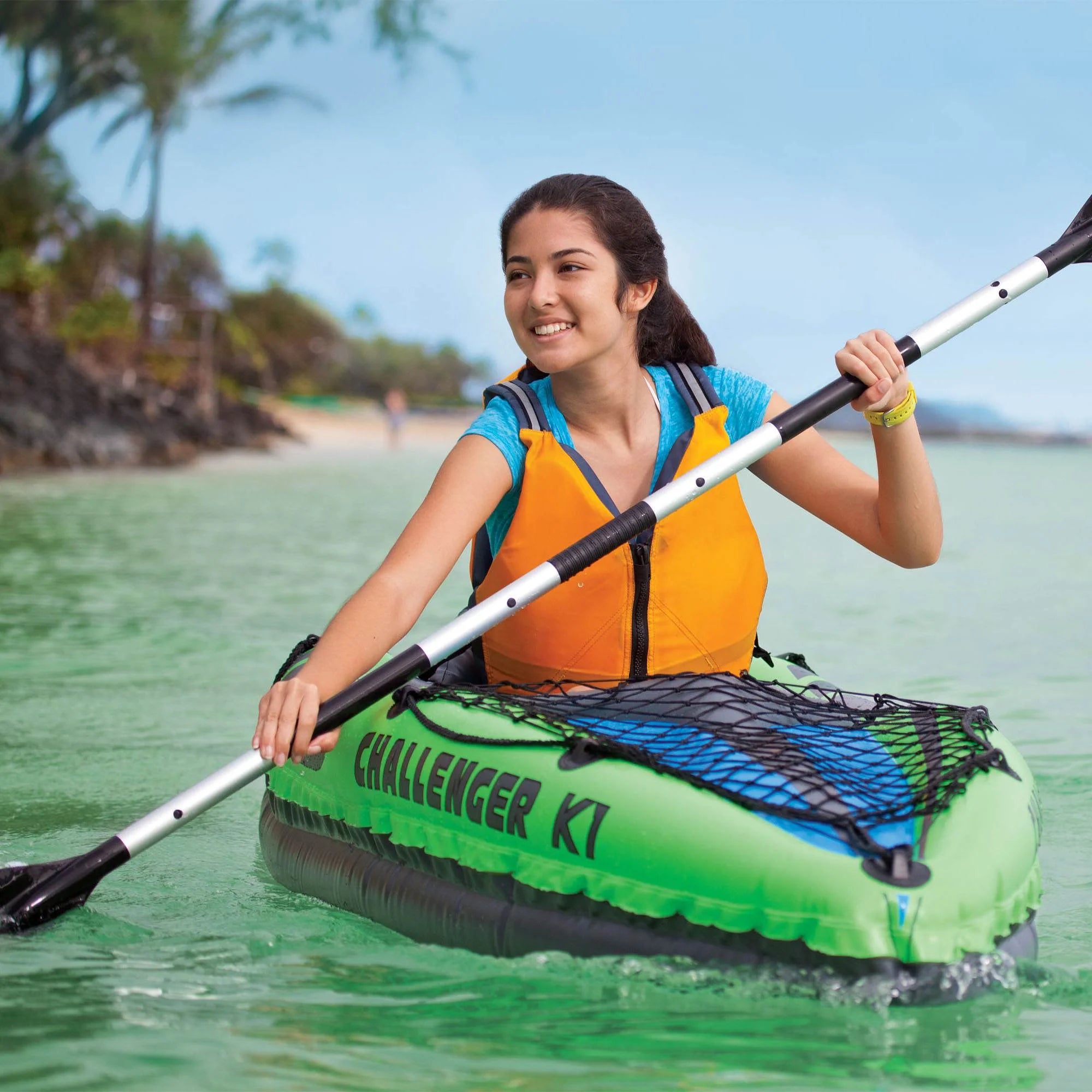 Inflatable Kayak with Oar and Hand Pump R1724