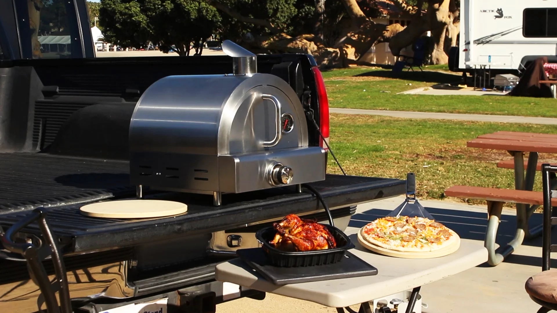 Stainless Steel Portable Pizza Oven J856829