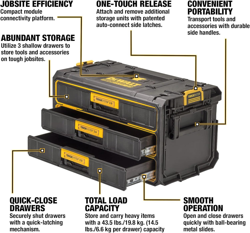 3 Drawer Tool Organizer and Storage Unit Y178