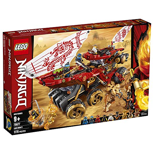 LEGO NINJAGO Land Bounty Toy Truck Building Set with Ninja Minifigures (1,178 Pieces) I99590