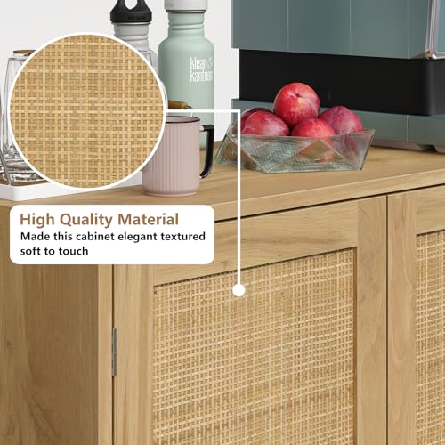 Rattan Buffet Cabinet with Drawer D68261