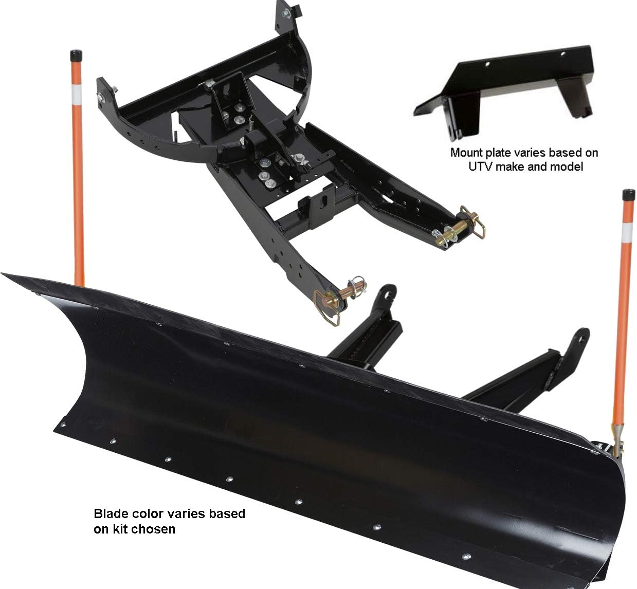 72" Red UTV Snow Plow Kit V911021