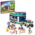 Horse Show Trailer with 2 Horses, SUV Car and Riding Accessories J34186
