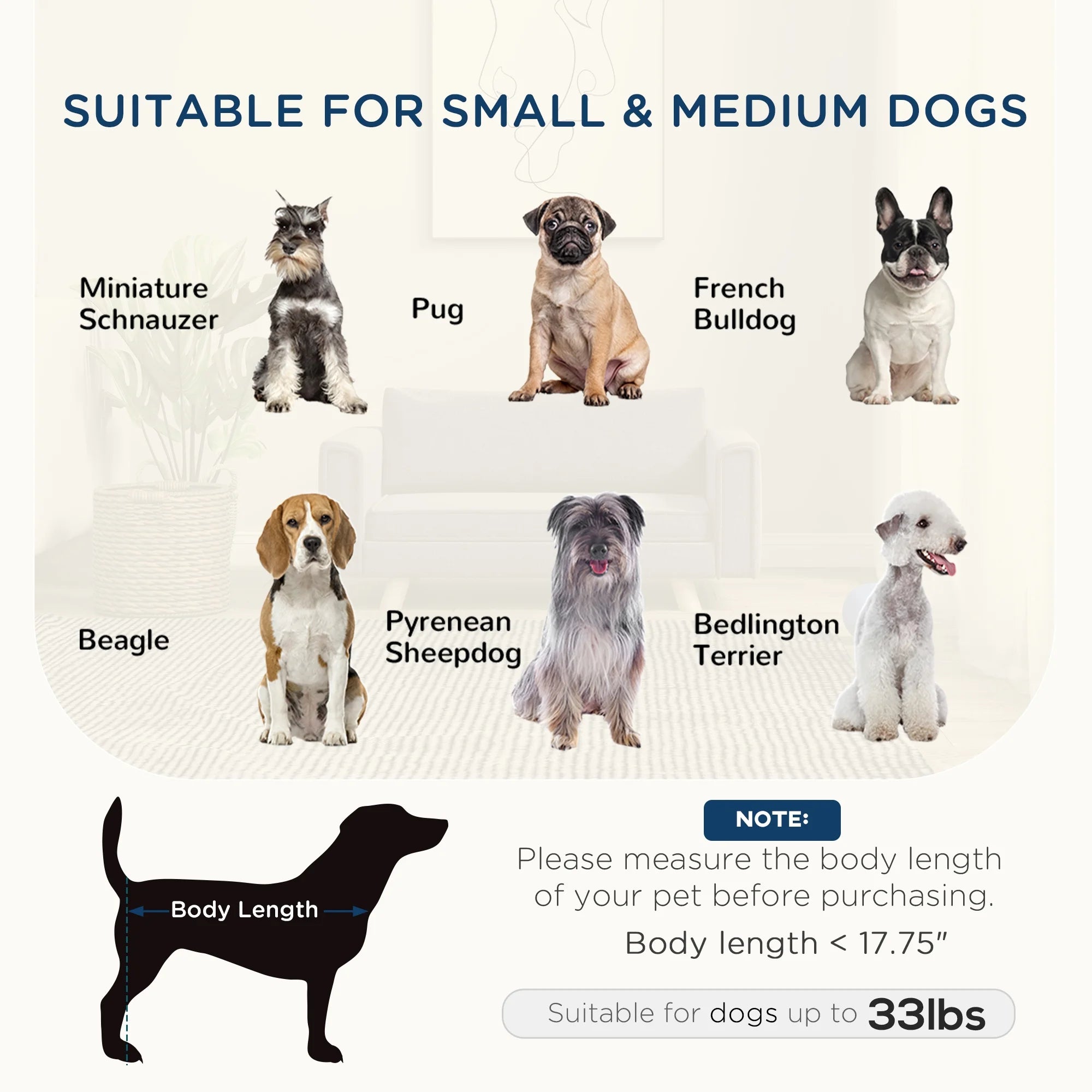Gray Elevated Pet Sofa P803
