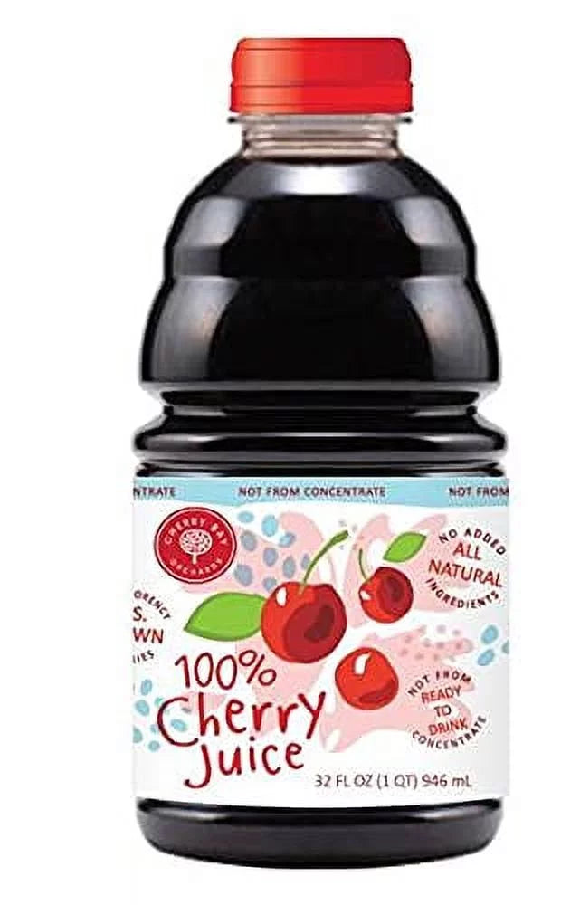 Tart Cherry Juice, 32 oz Bottle, 100% Natural Cherry Juice, Not from Concentrate L79243