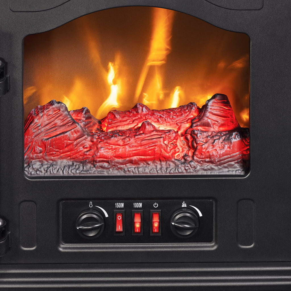 1500W Black Infrared Quartz Electric Stove Heater W7159