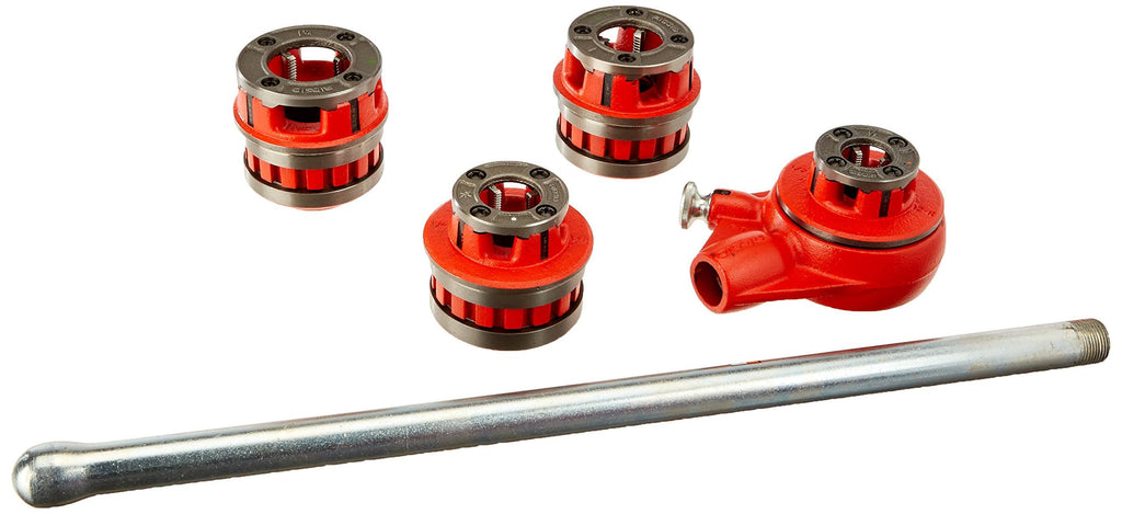 1/2x22 1-1/4x22 NPT Exposed Ratchet Threader Set P2934