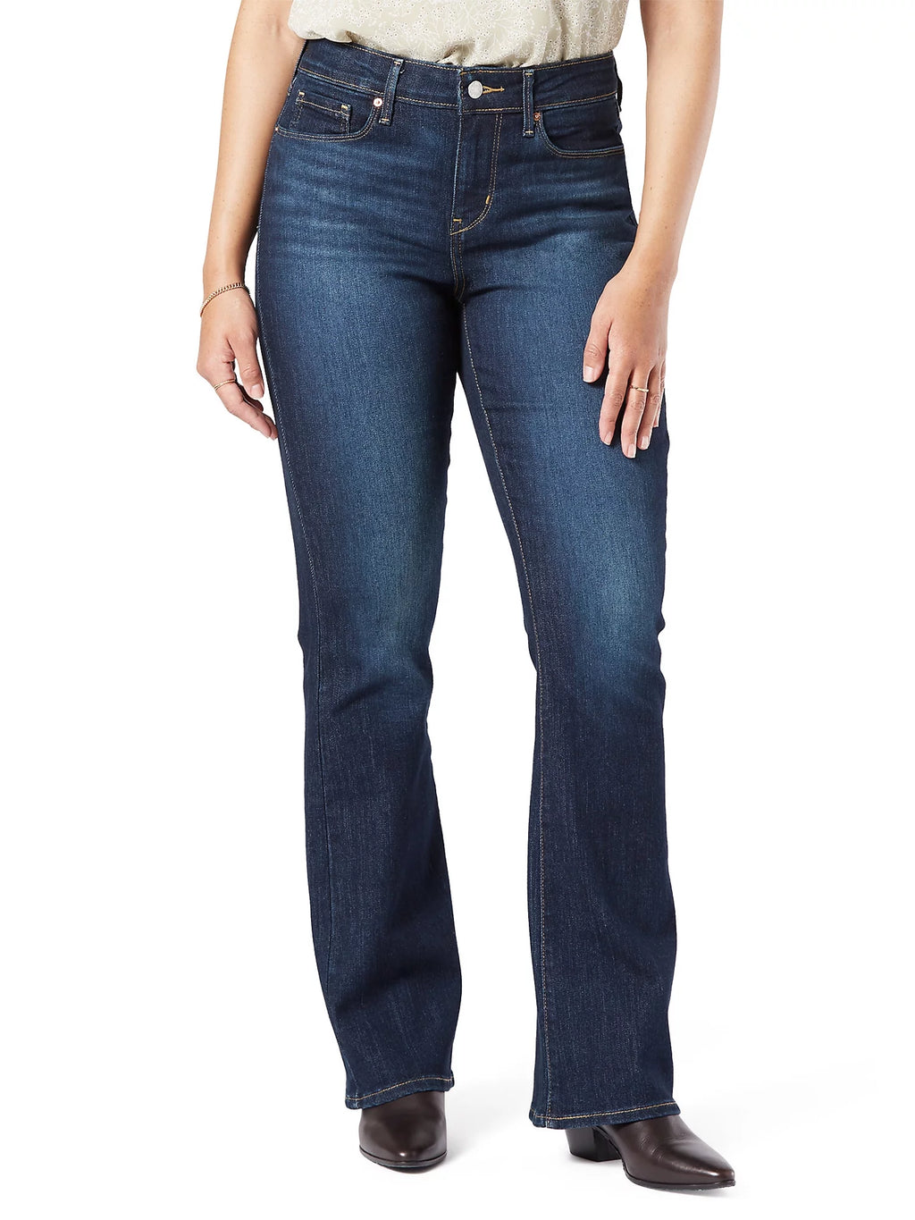 Women's Mid Rise Bootcut Jeans R800286