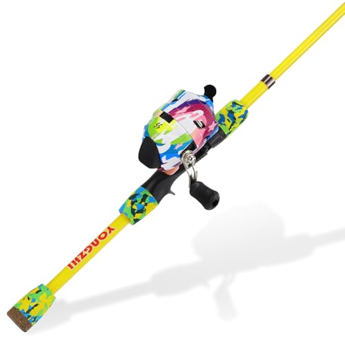 Light Weight Fishing Rod and Reel Combo with Spincast Reel Tackle Bag Lures G791