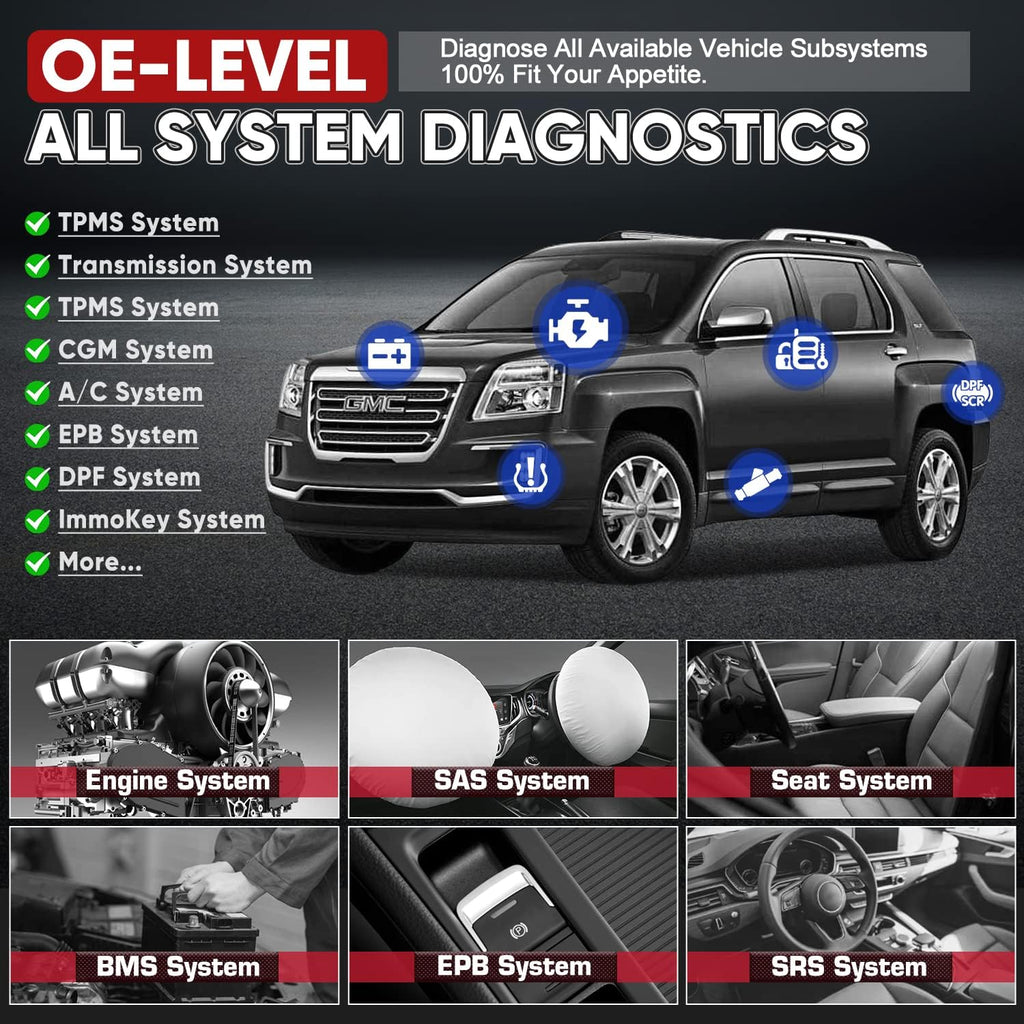 OE All Systems Diagnostics Scanner Tool E9708