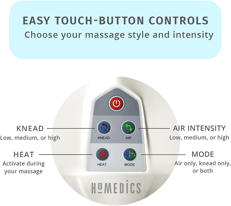 Shiatsu Air Foot Massager with Heat V66228