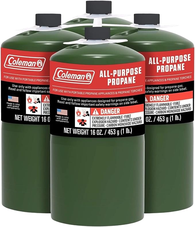16 oz Propane Fuel Cylinders 8 Pack S811595