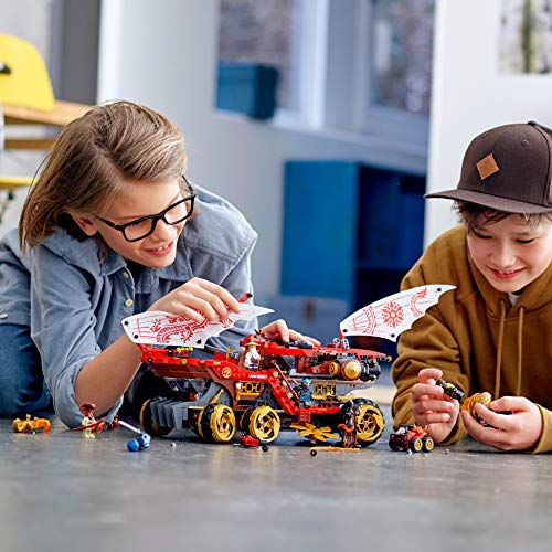LEGO NINJAGO Land Bounty Toy Truck Building Set with Ninja Minifigures (1,178 Pieces) I99590