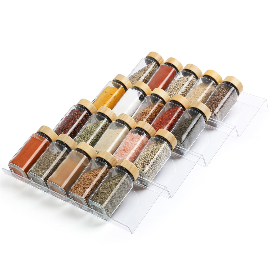 Clear Acrylic 4 Tier Spice Rack Organizer V2024