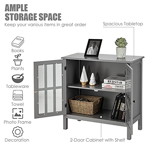 Grey Storage Cabinet M7230
