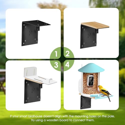1 Pack 109 Inch Heavy Duty Bird Feeder Pole I46080