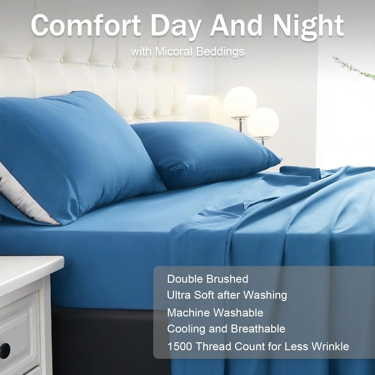 Single 3 Piece Sheet Set, 16 Inch Deep Pocket Q8817