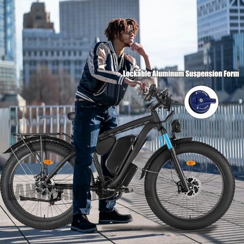 2000W Dual Motor 48V 22Ah Fat Tire Electric Bike Z3239