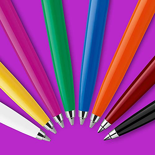 Classic Red Ballpoint Pen, Medium Point, Blue Ink, 1 Count V48711