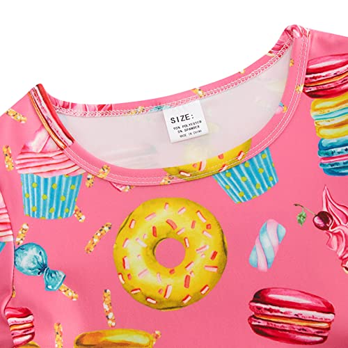 Little Girls Short Sleeve Casual Summer Sundress M19741