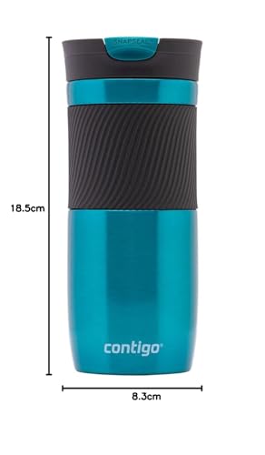 Black Stainless Steel Travel Mug, 590 ml C22333