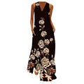 Floral Plus Size Women's Dress U42479
