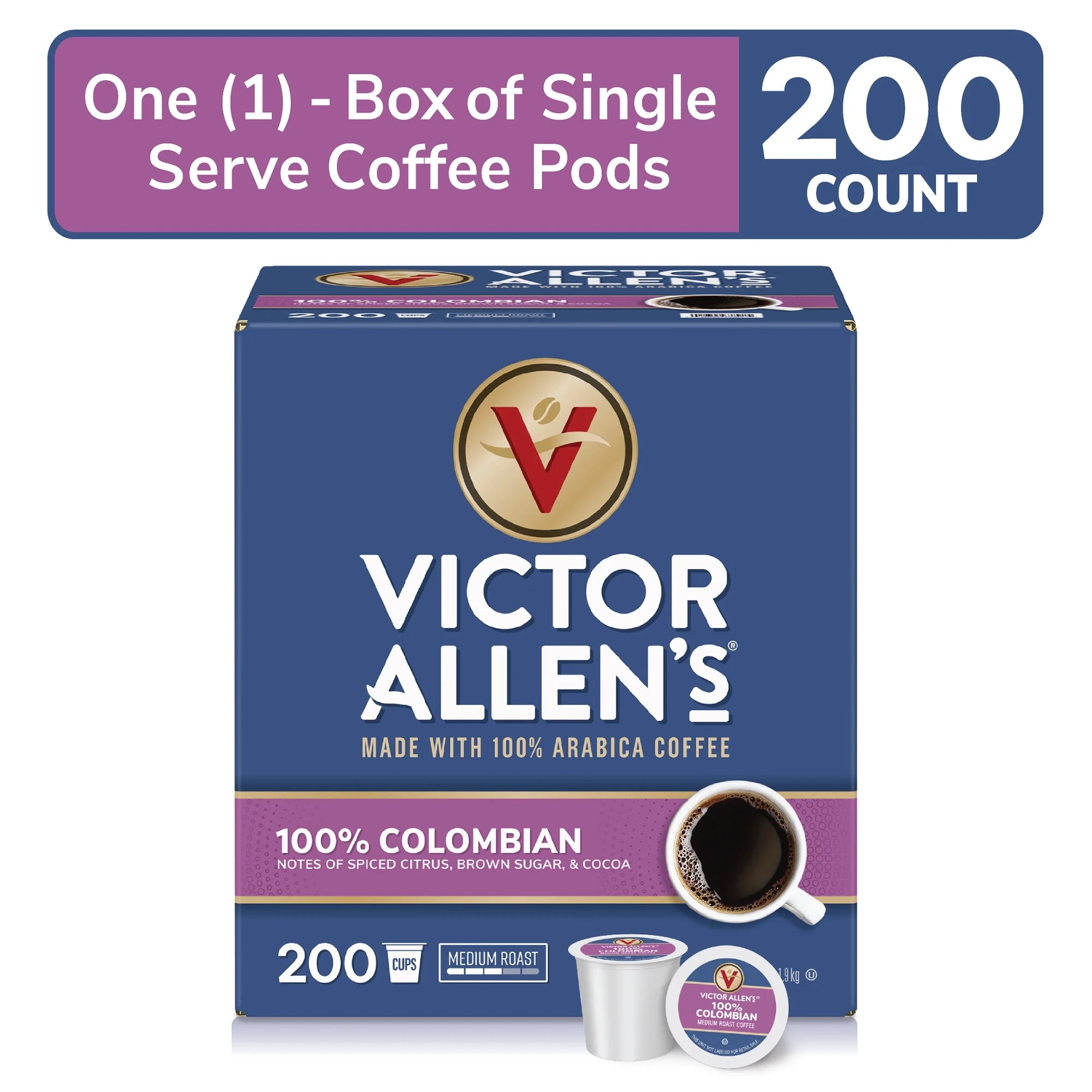 100% Colombian Coffee Pods K83967