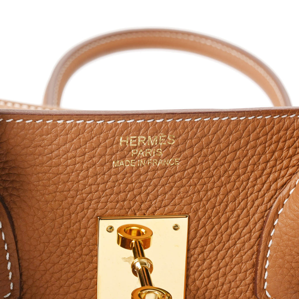 Gold Togo Handbag E45563