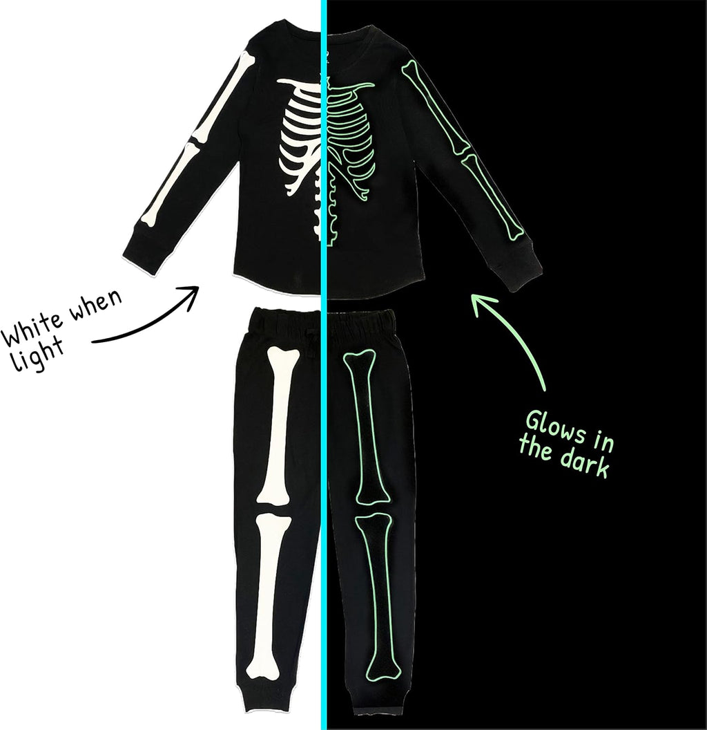 Cotton Skeleton Hoodie Pajamas J65121