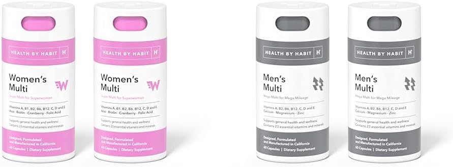 2 Packs 120 Capsules Multi Vitamin Supplement P4602