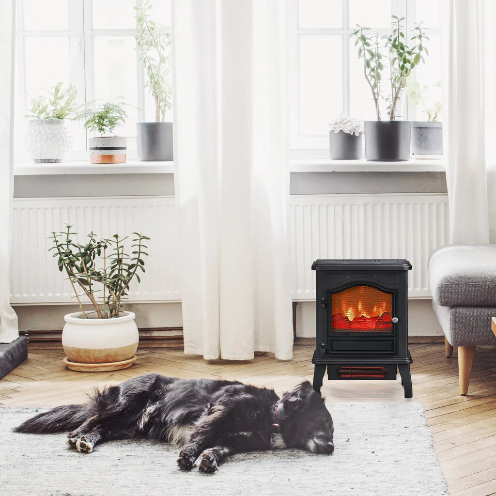 1500W Black Infrared Quartz Electric Stove Heater W7159