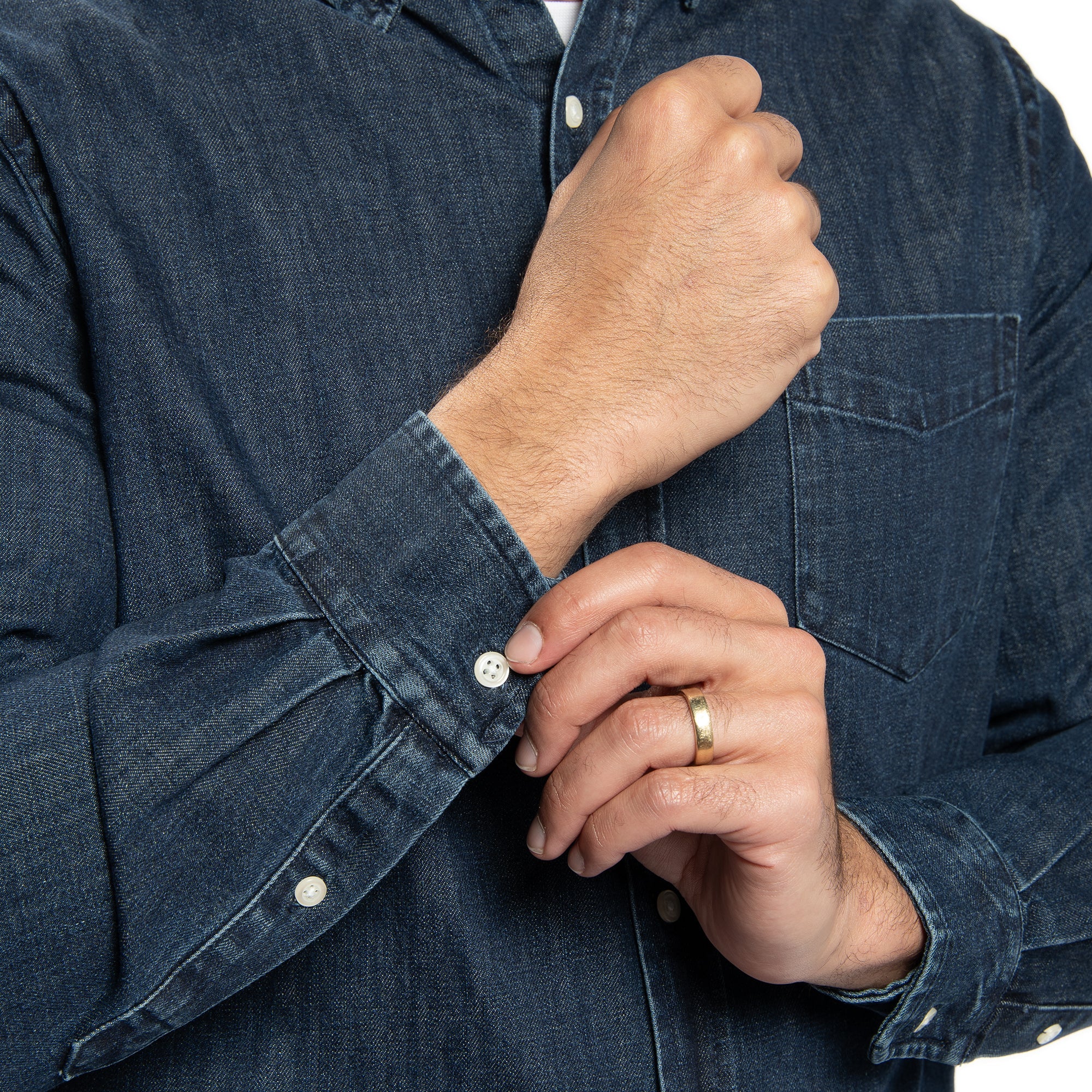 Denim Shirts - Dark Wash