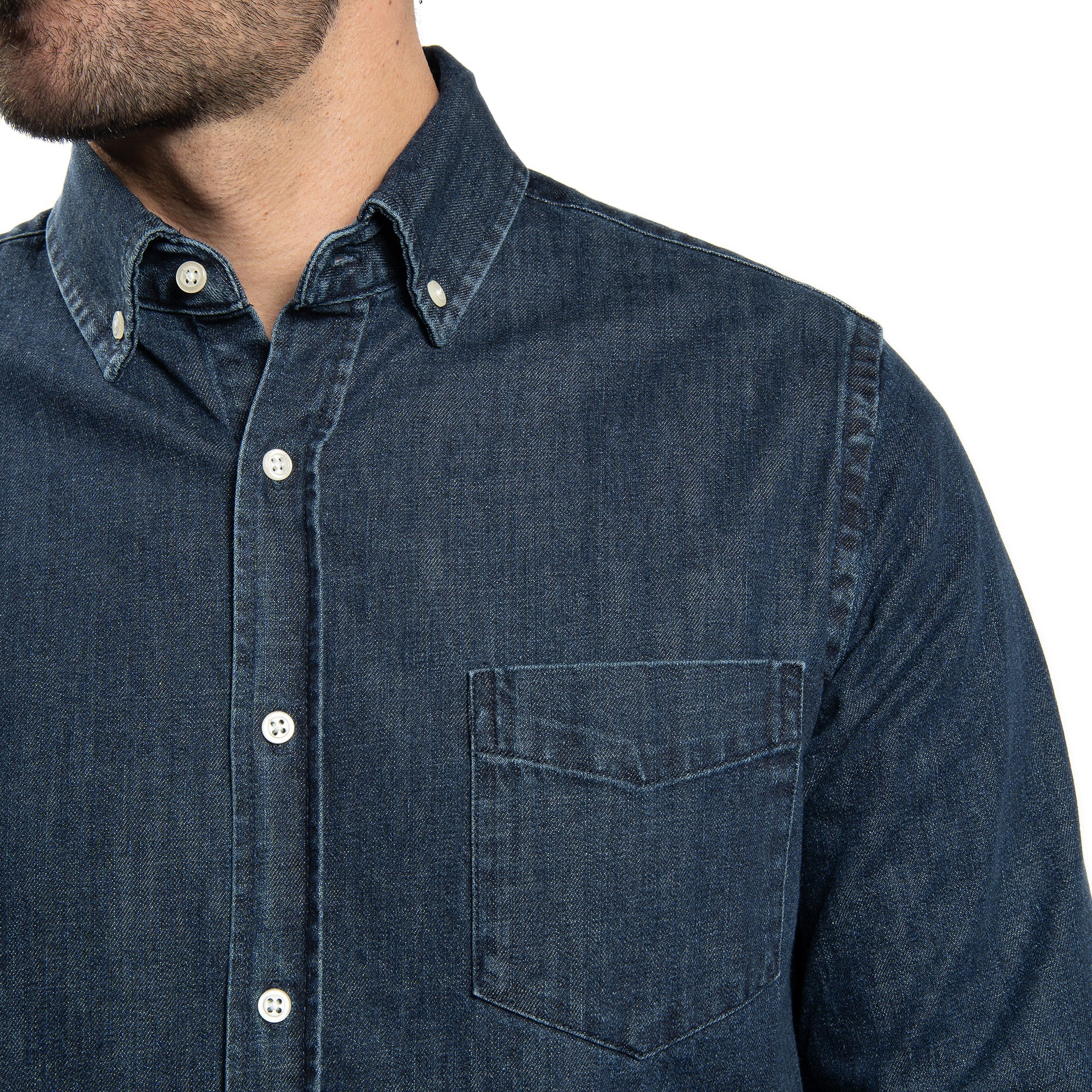 Denim Shirts - Dark Wash