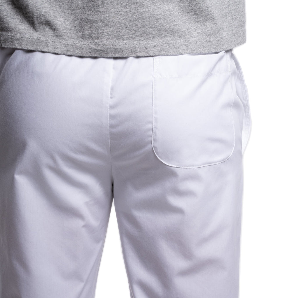 Cotton Pajama Pants - White
